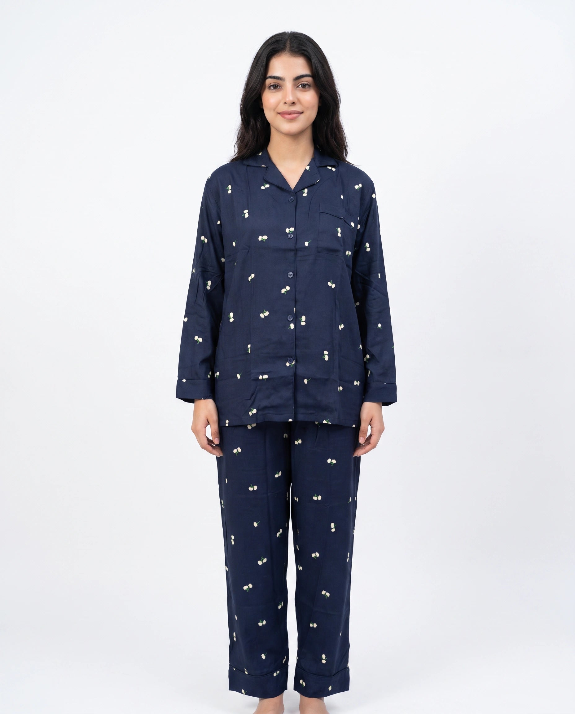 Linen PJ Set - Jasmine