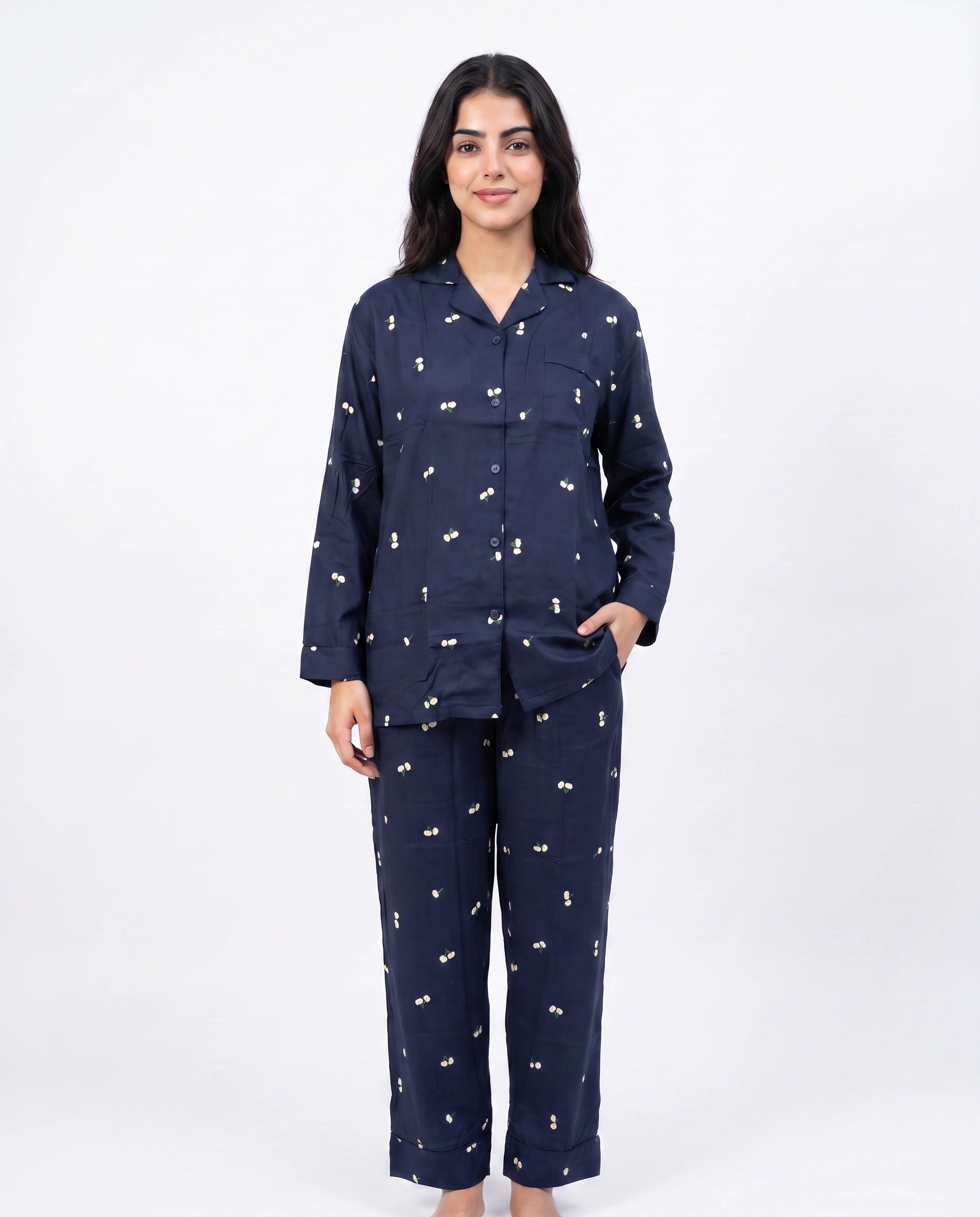 Linen PJ Set - Jasmine