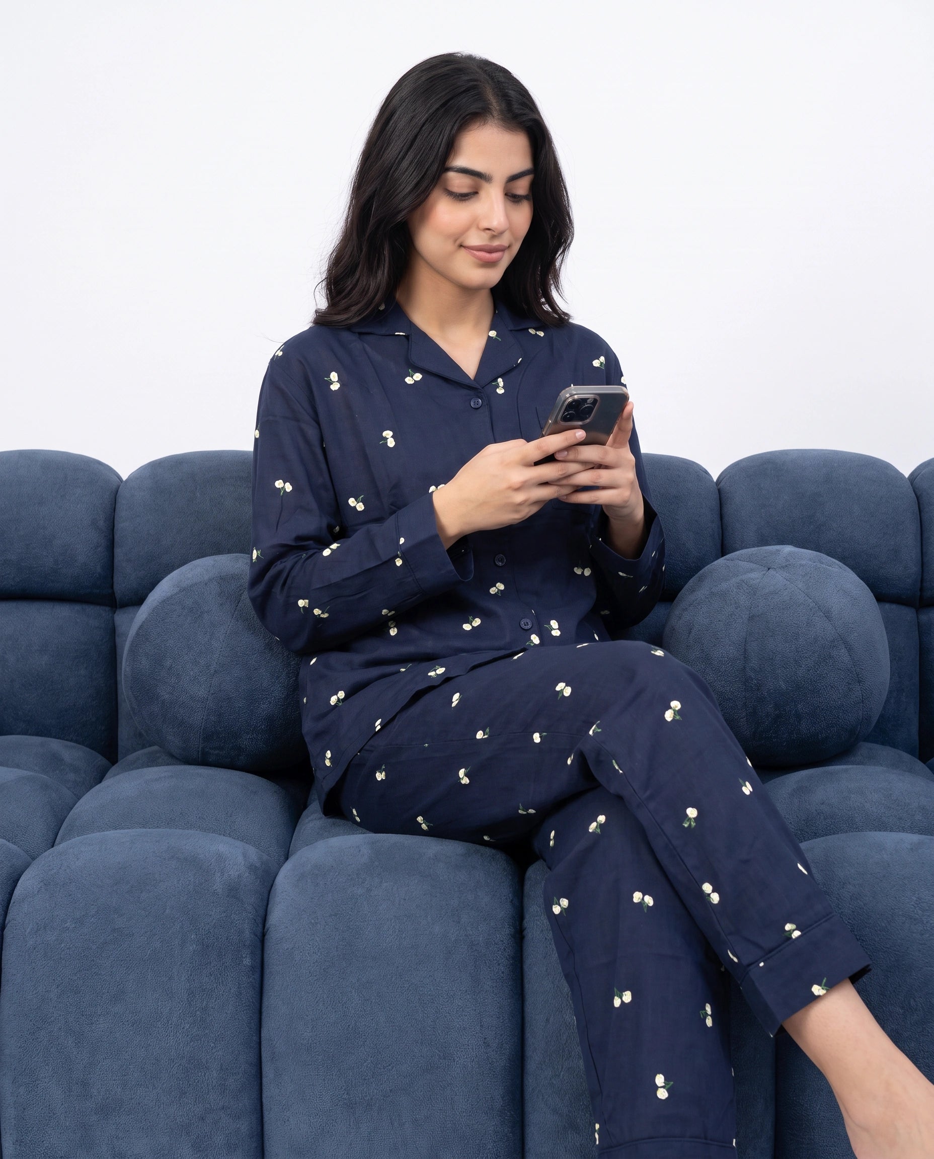 Linen PJ Set - Jasmine