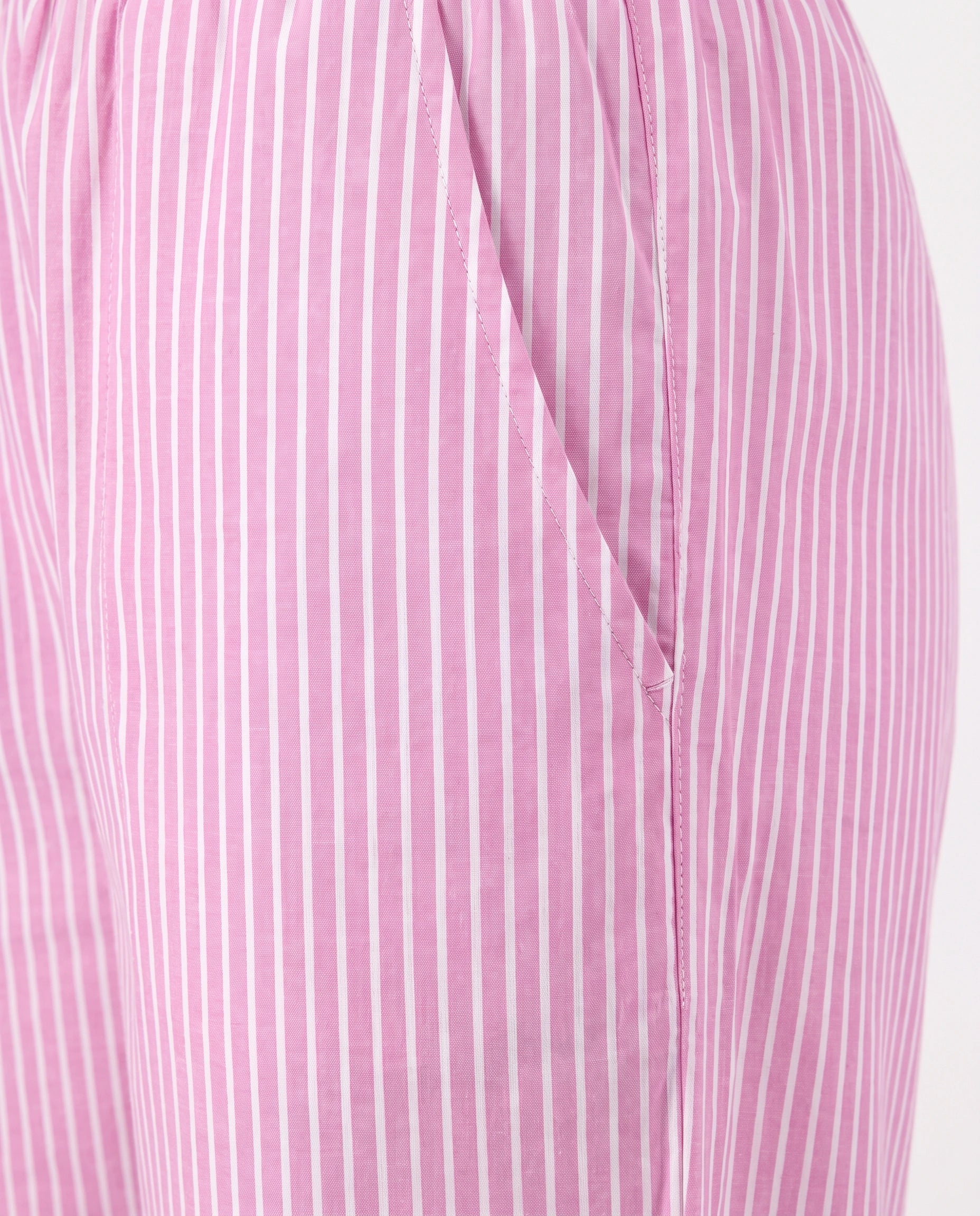 Linen PJ Set - Candy Stripe