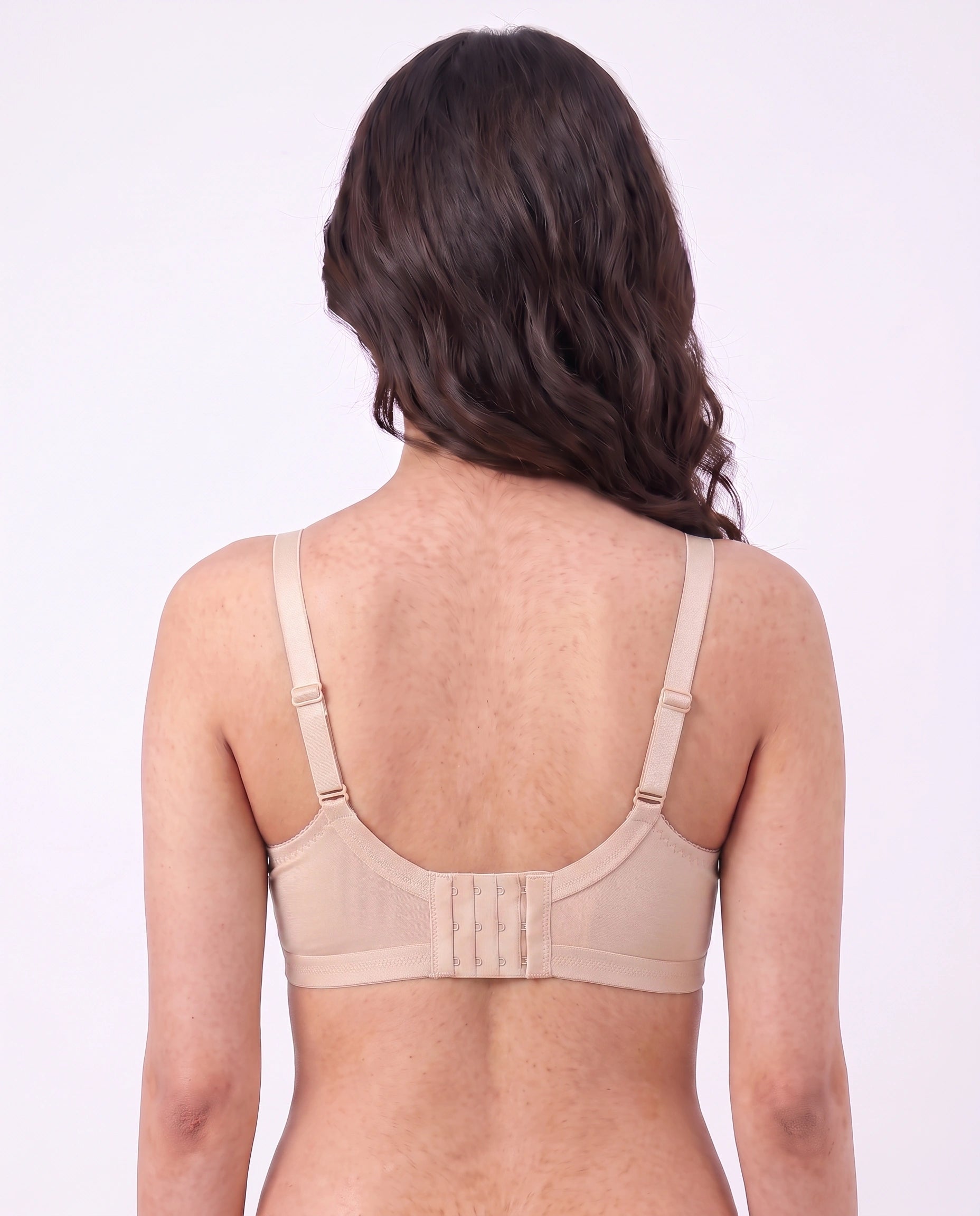 Embroidered Weave Non Padded Wireless Bra
