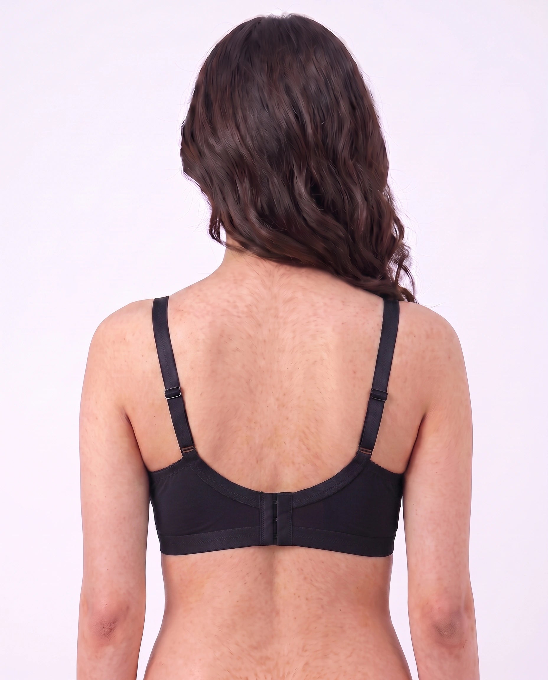 Embroidered Weave Non Padded Wireless Bra
