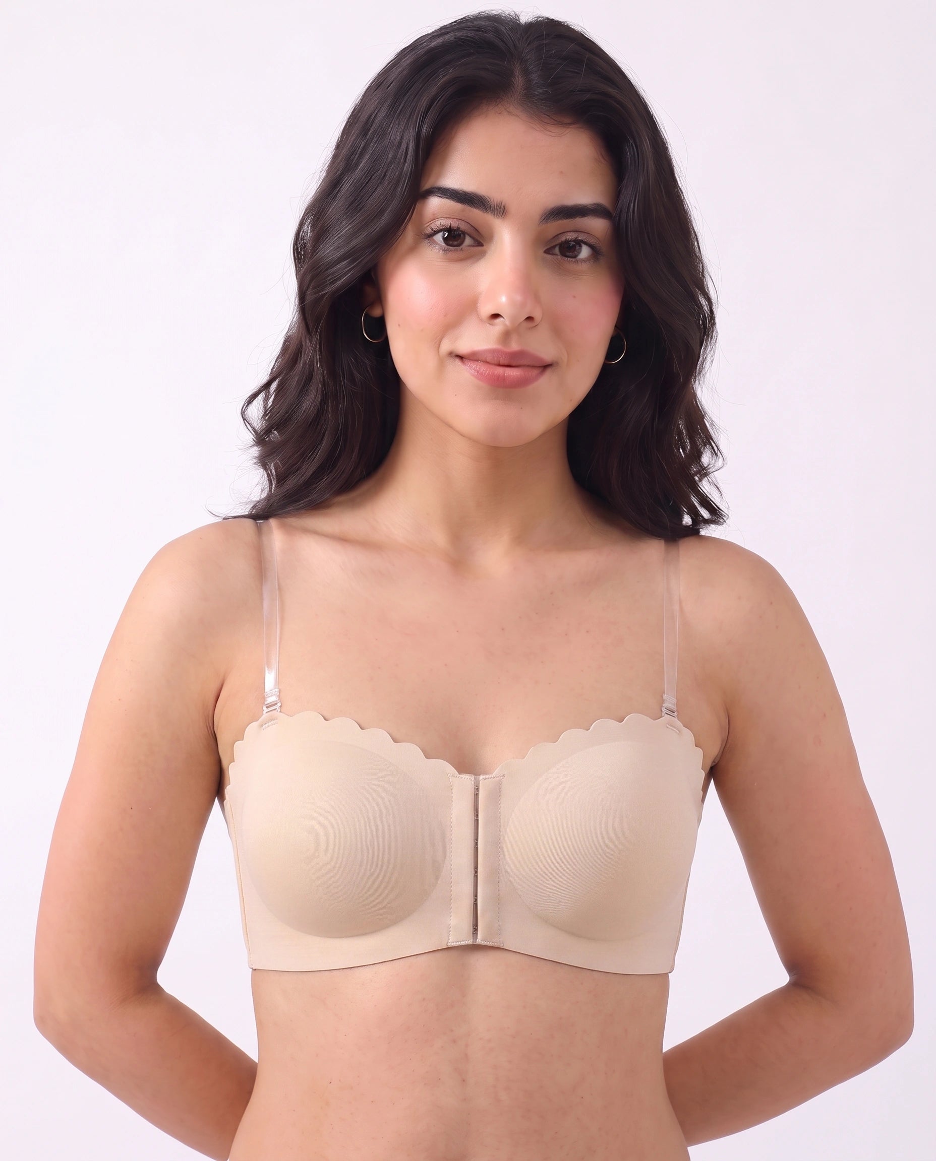 Seamless Padded Bra - Invisia - Skin