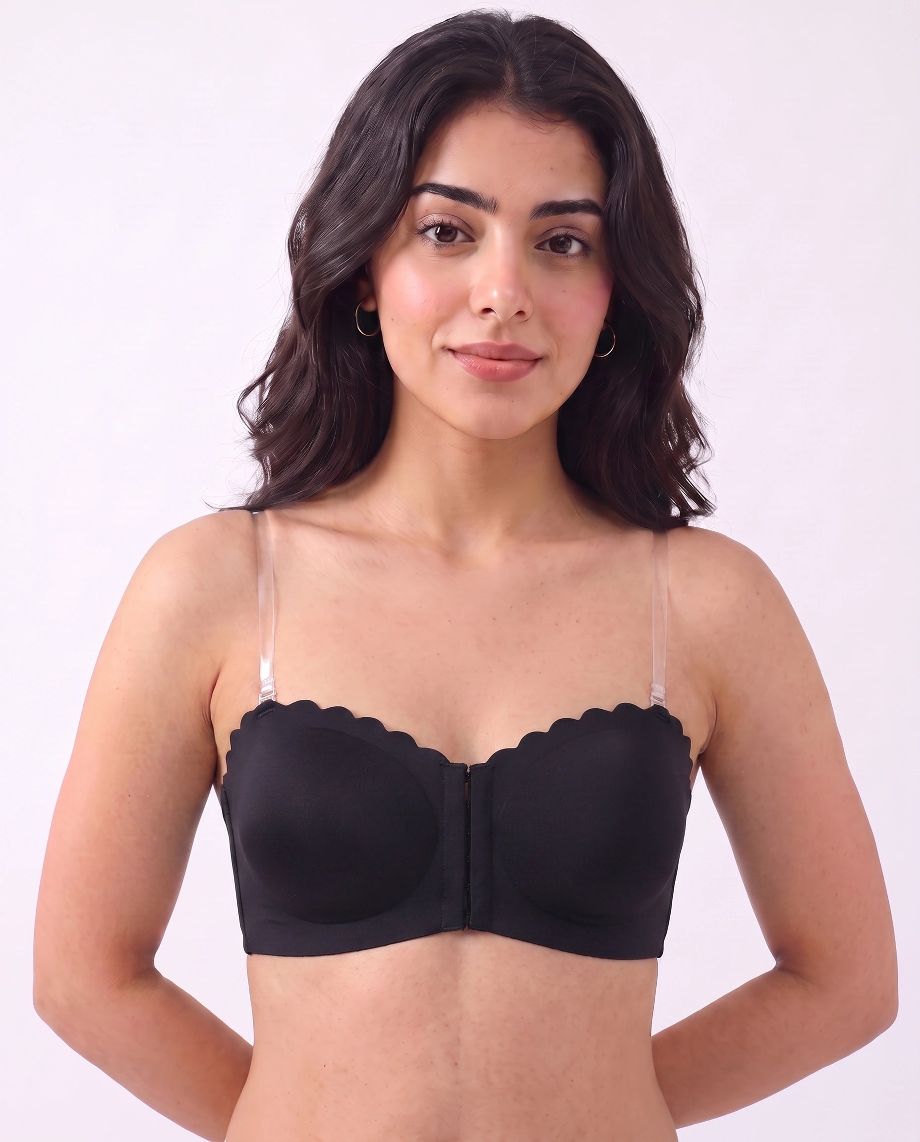 Seamless Padded Bra - Invisia - Black