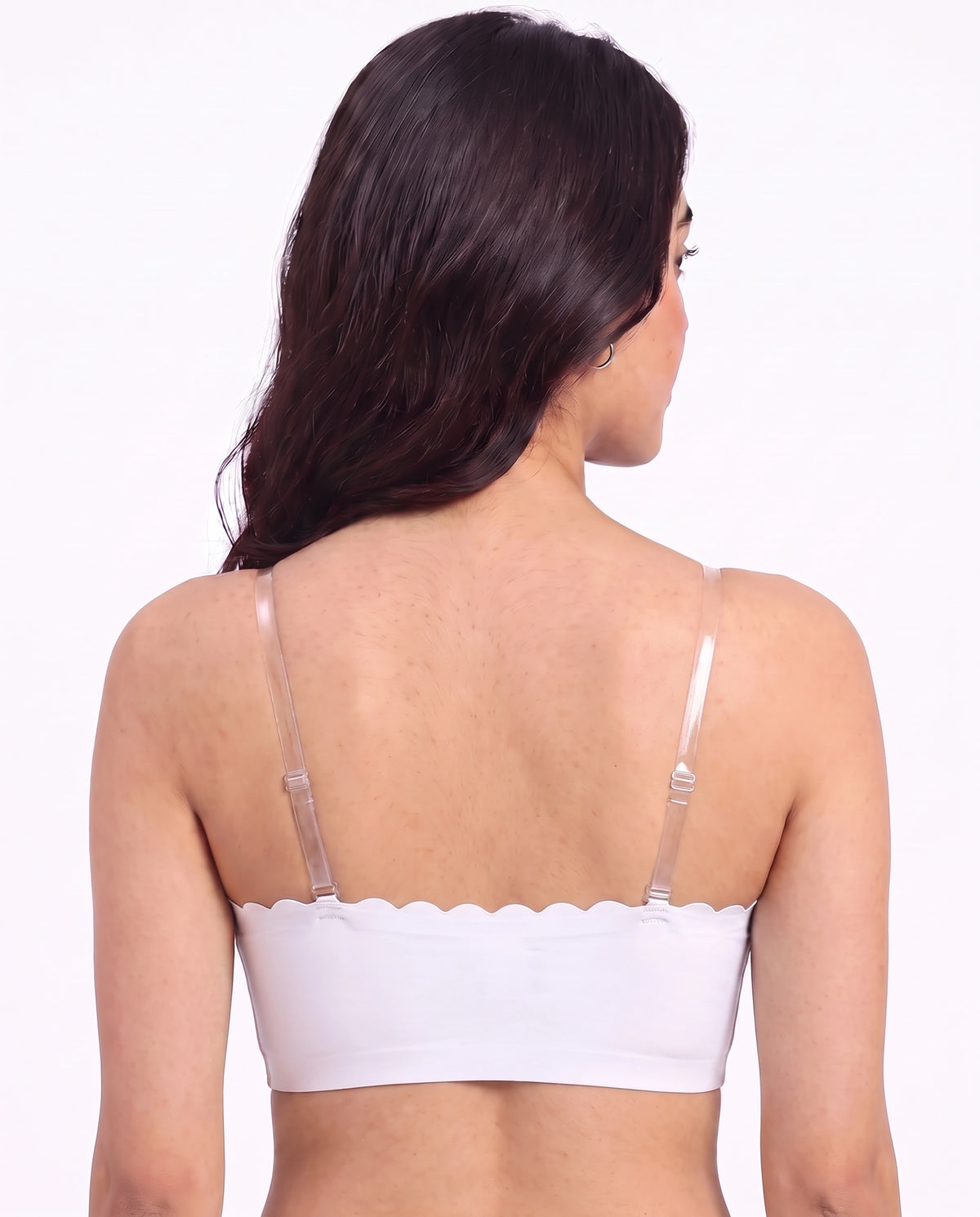 Seamless Padded Bra - Invisia - White