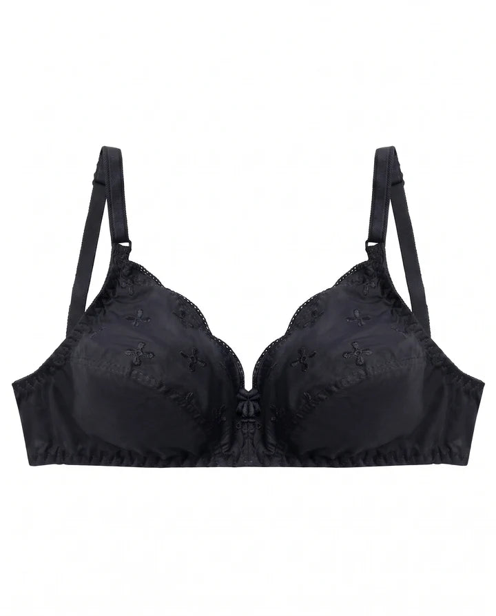 Pack Of 3 Floral Whisper Casual Non Padded Wireless Bra