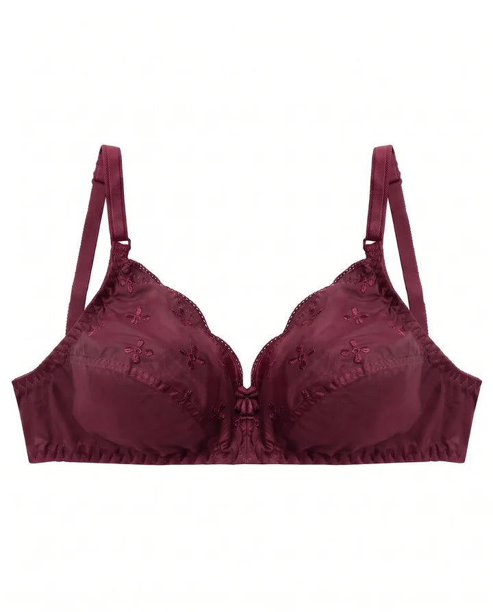 Pack Of 3 Floral Whisper Casual Non Padded Wireless Bra