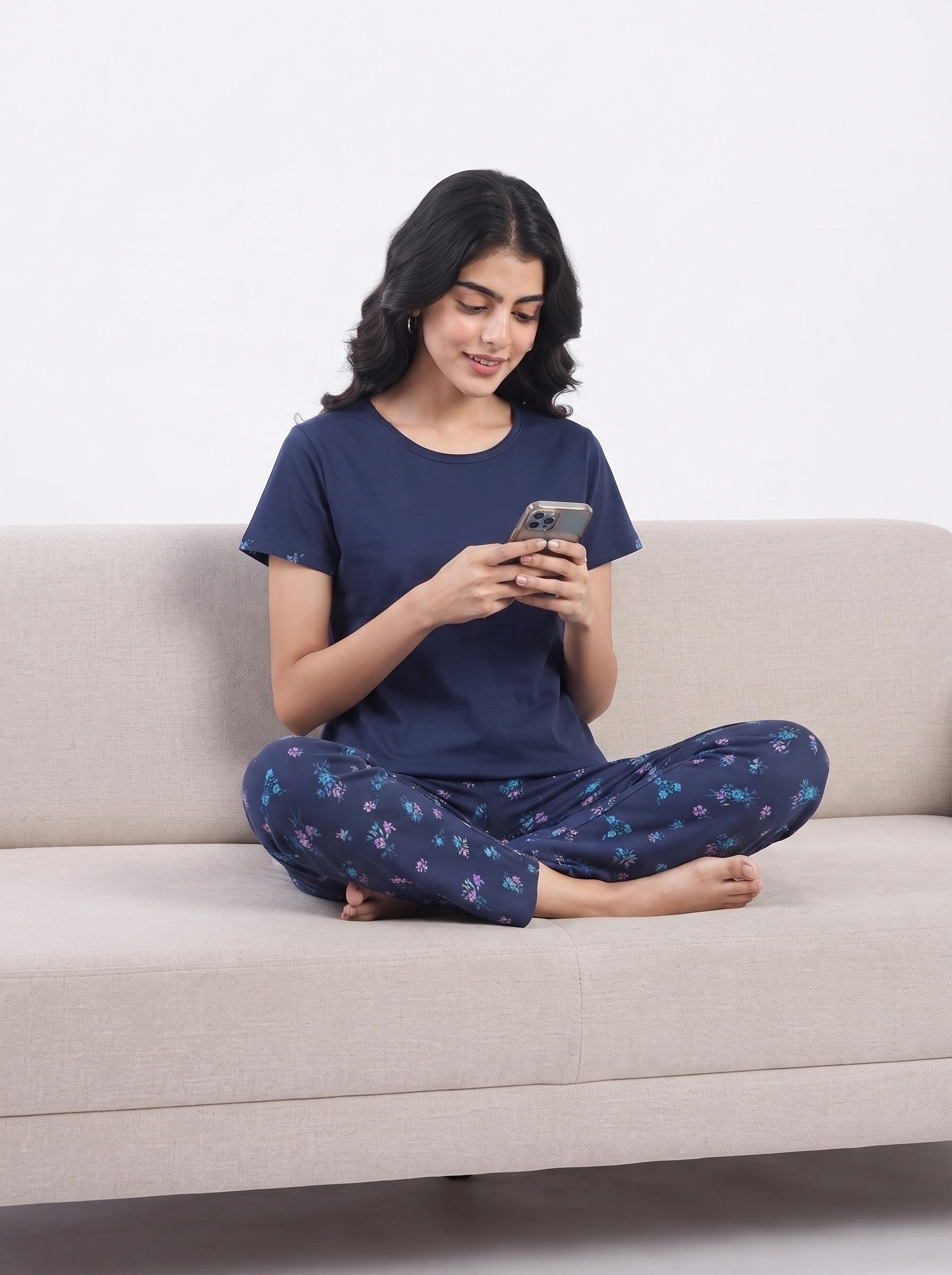 Cotton PJ Set - Iris