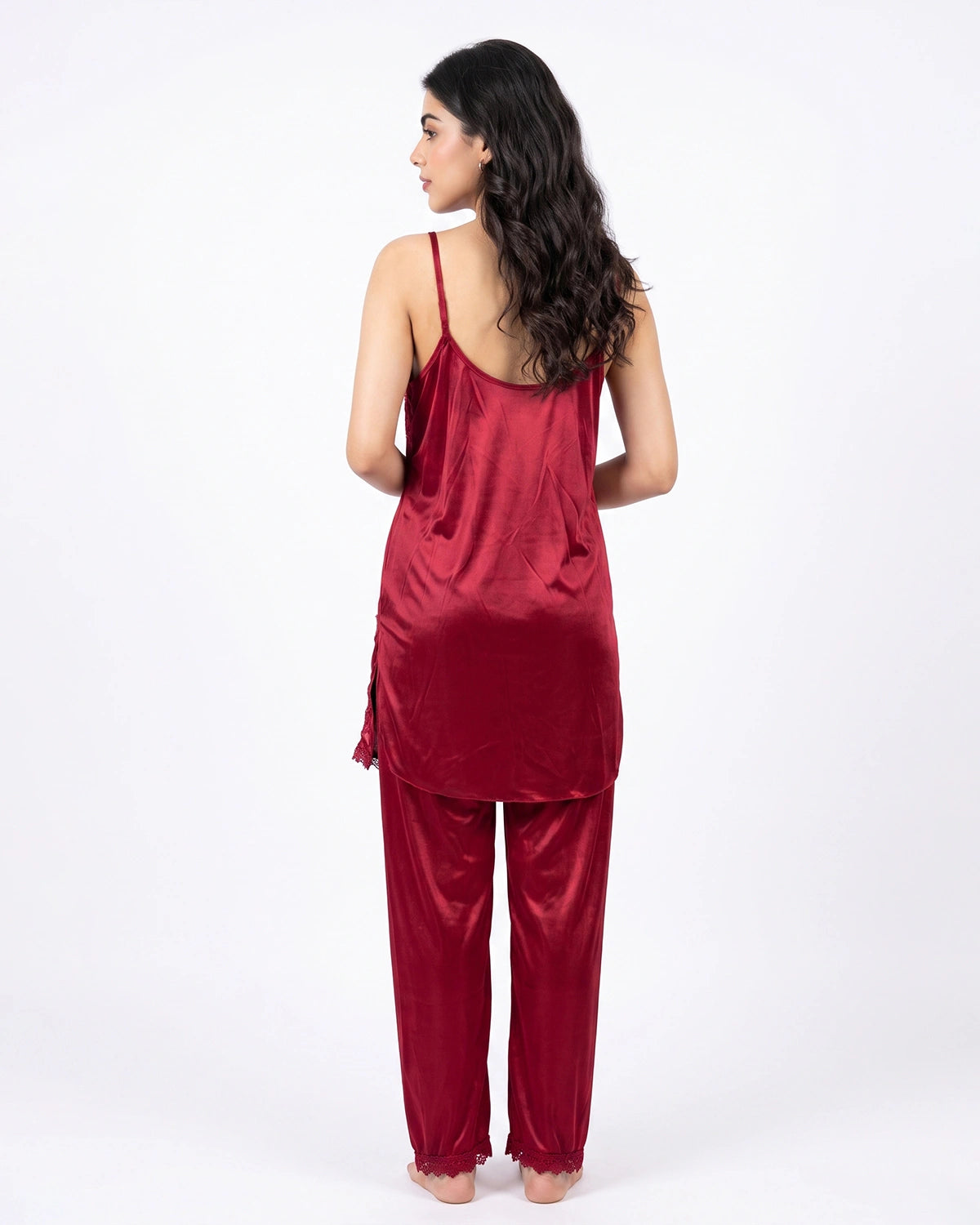 Royal Bridal Silk 5pcs Nightgown set
