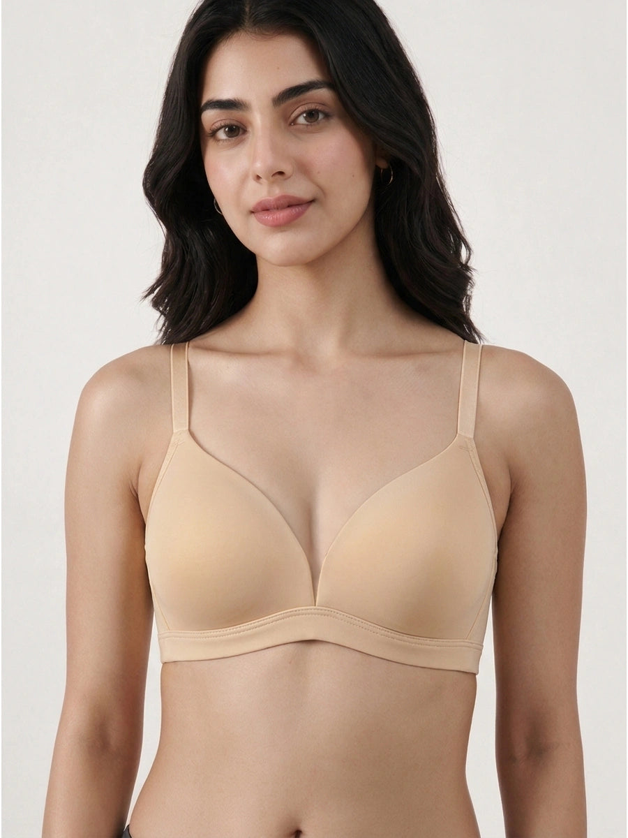 Light Padded T-Shirt Bra - Millie - Skin