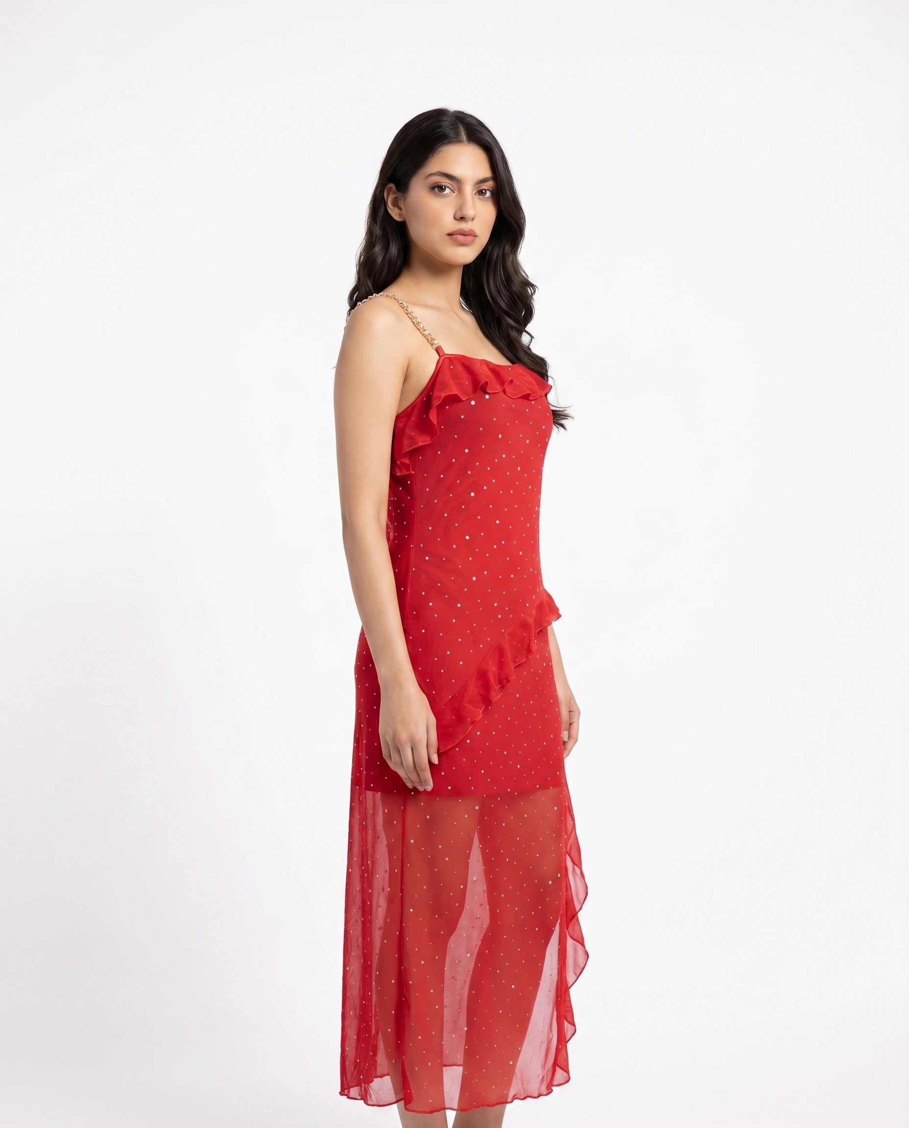 Babydoll Lingerie  - Noirelle - Red
