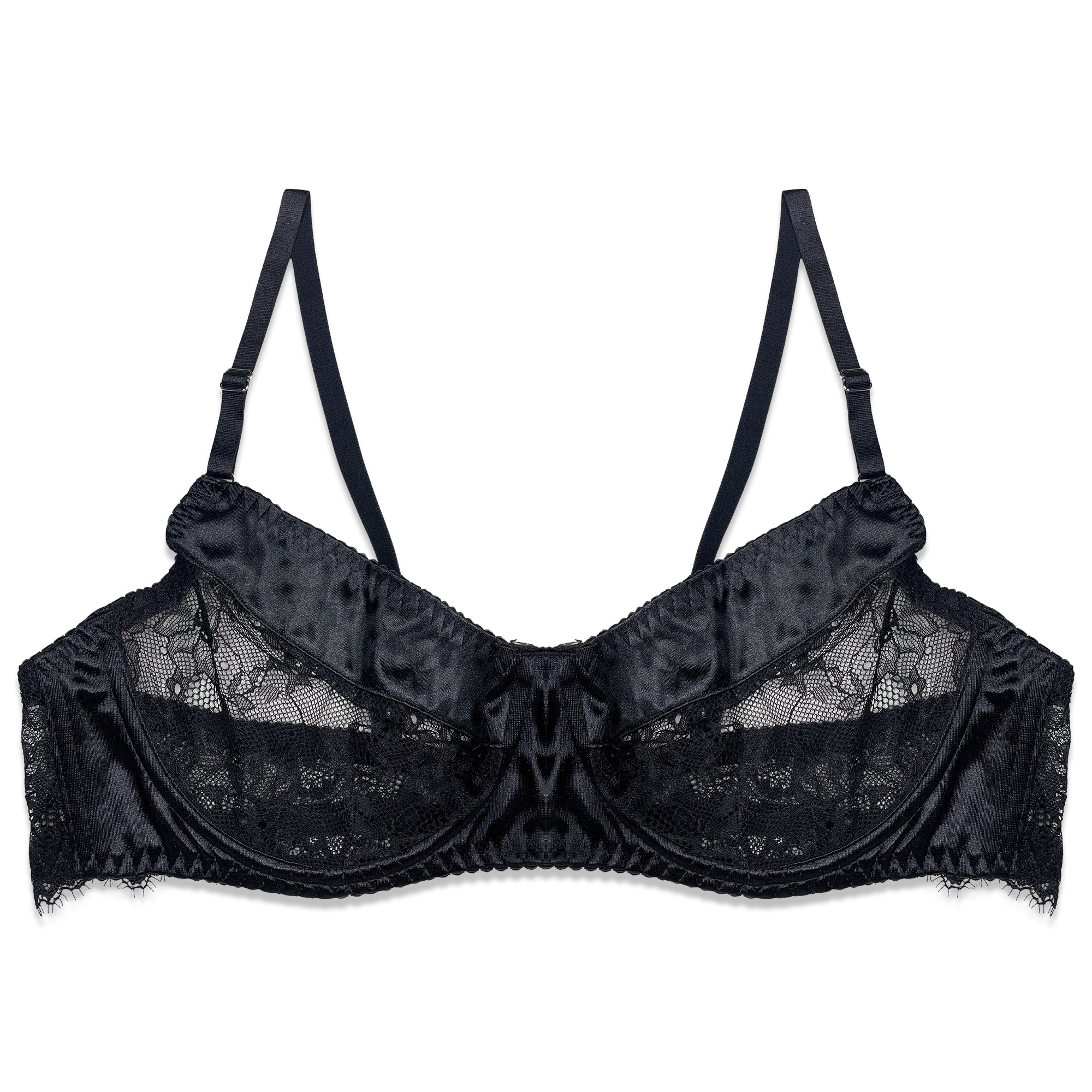 Bra Set - Noir Fleur