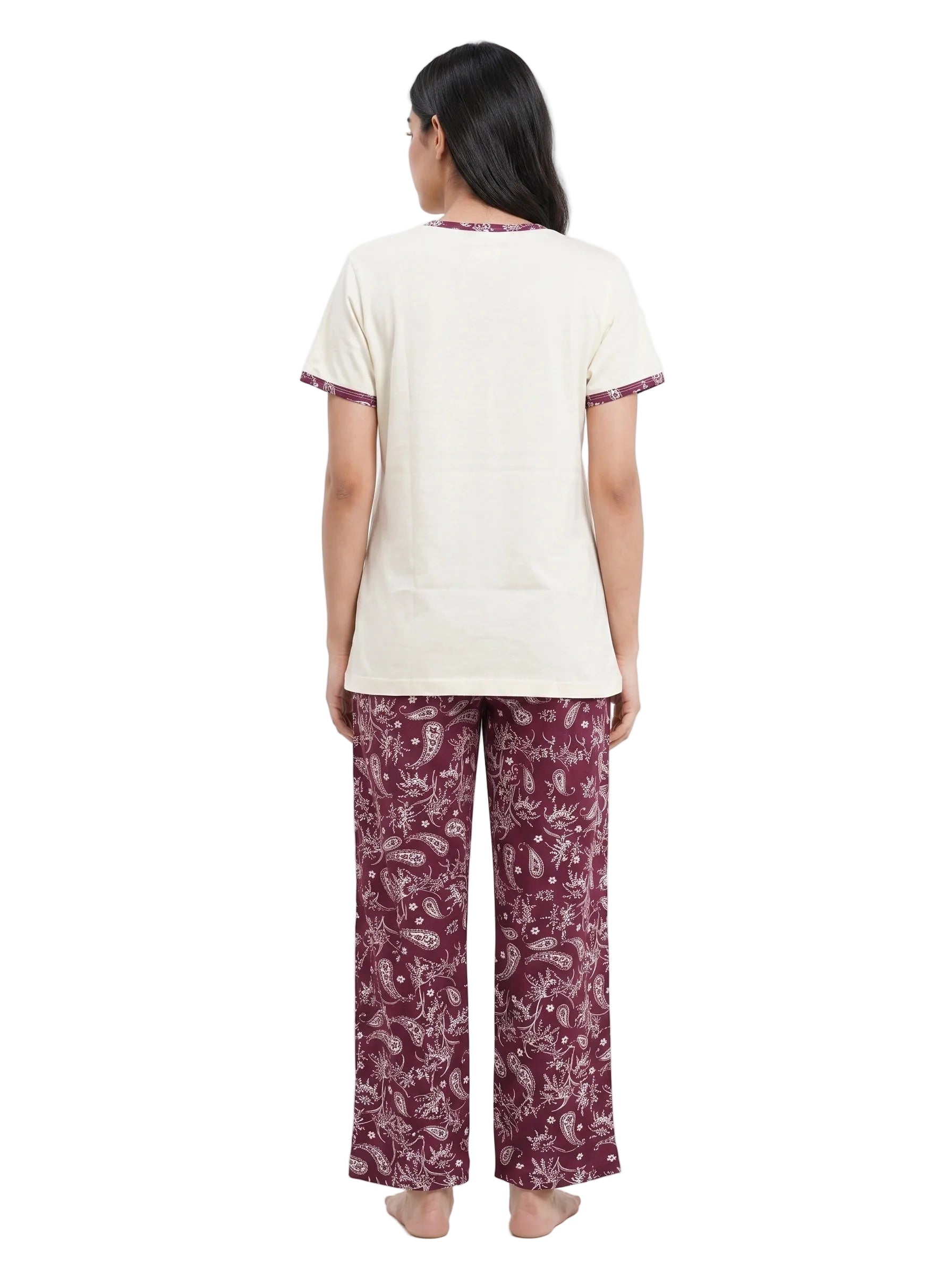 Cotton PJ Set - Paisley