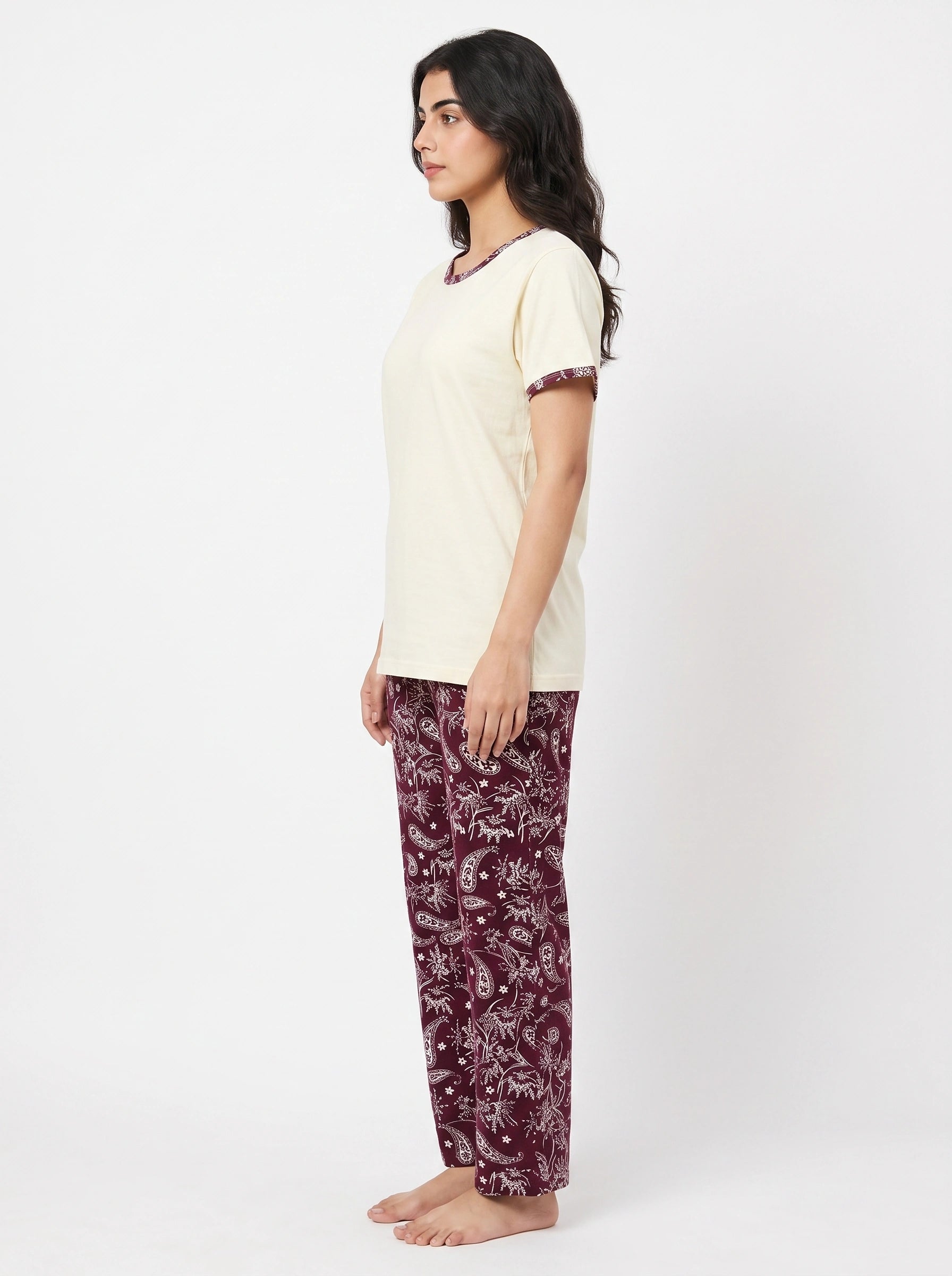 Cotton PJ Set - Paisley