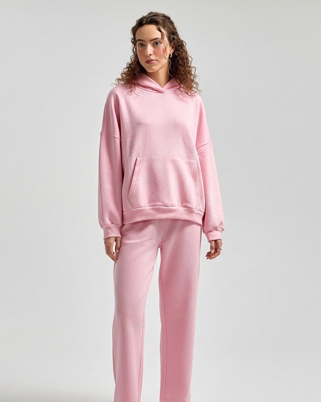 Fleece Tracksuit – Comfy Day - Pink