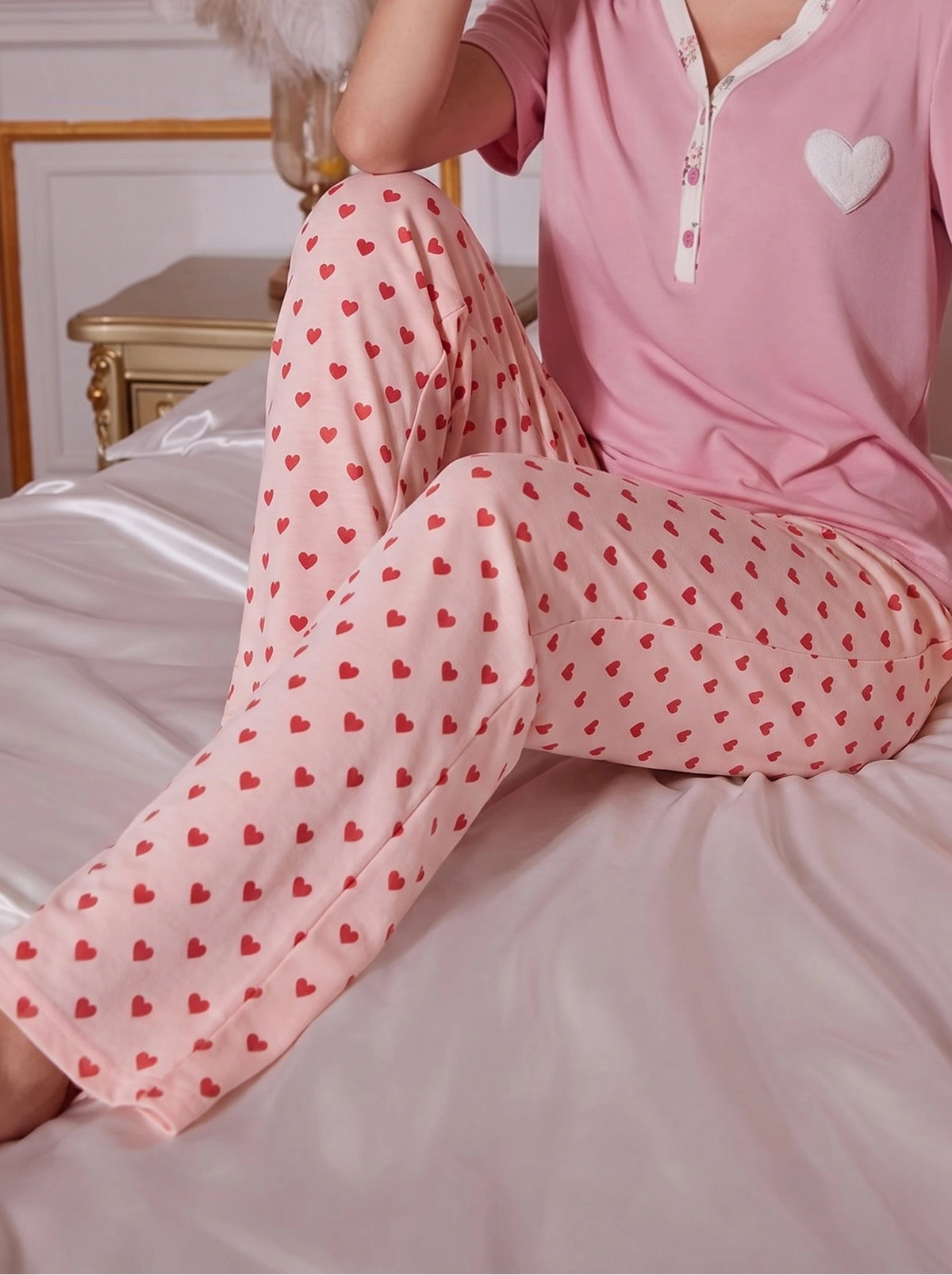 Cotton Trouser - Pink Love