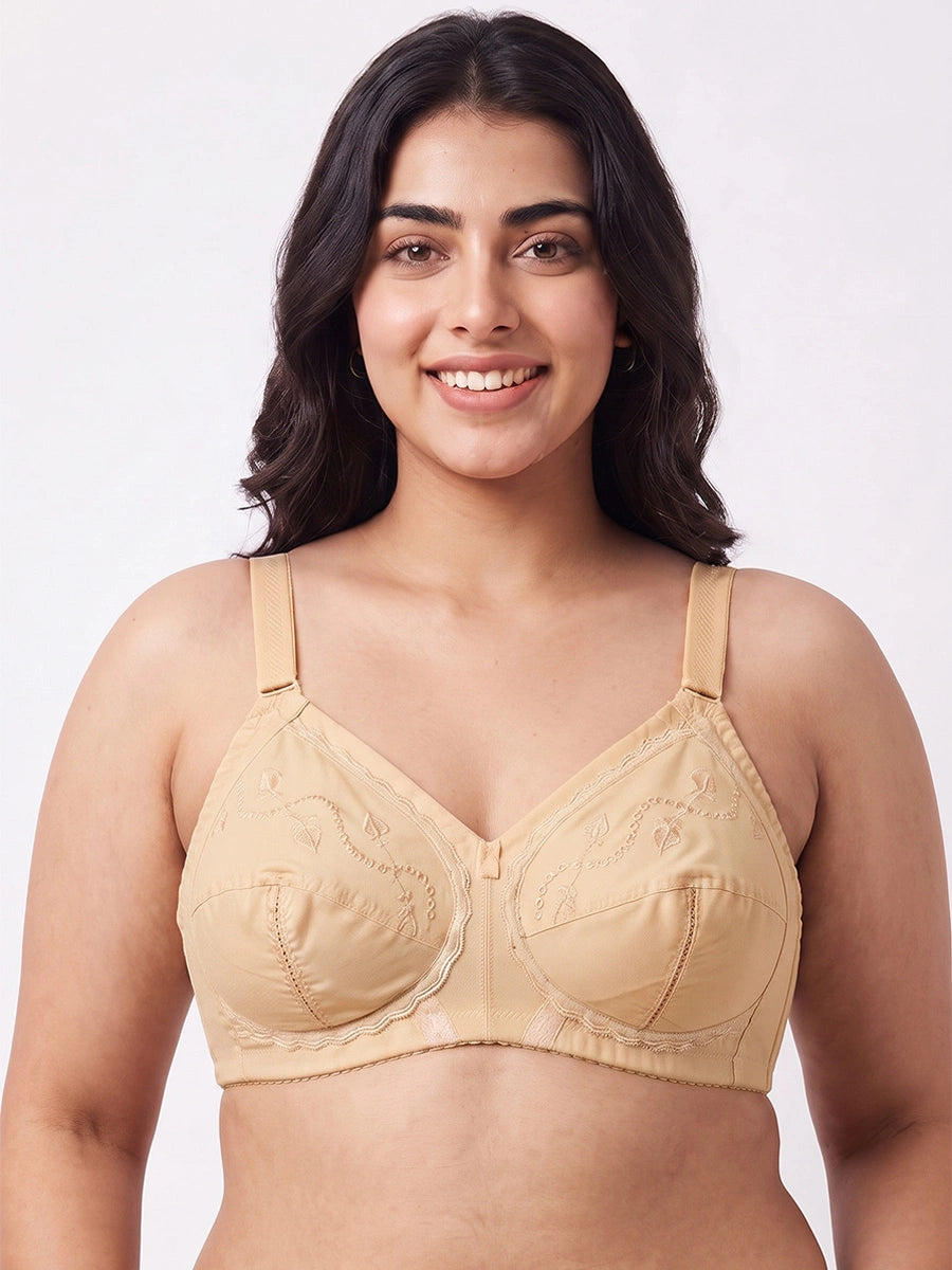 Pure Comfy Casual Non Padded Wireless Bra Skin