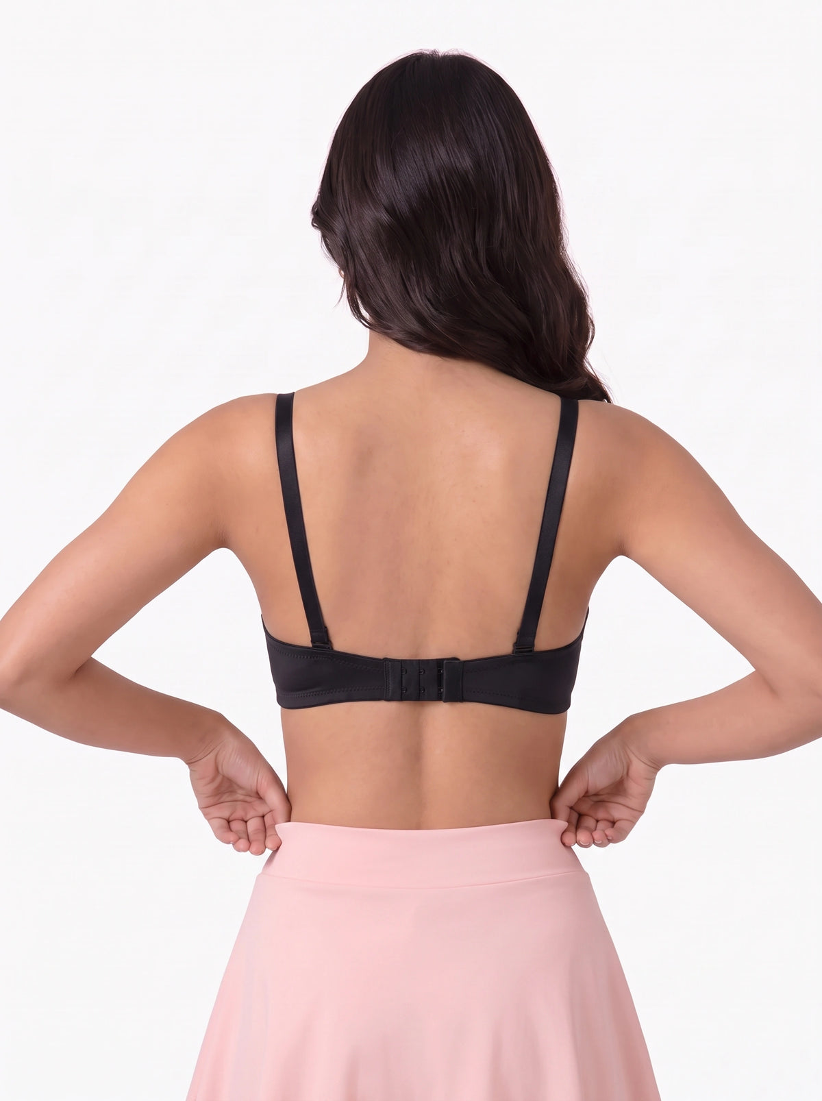 Padded Push-up Bra - Rhea - Black