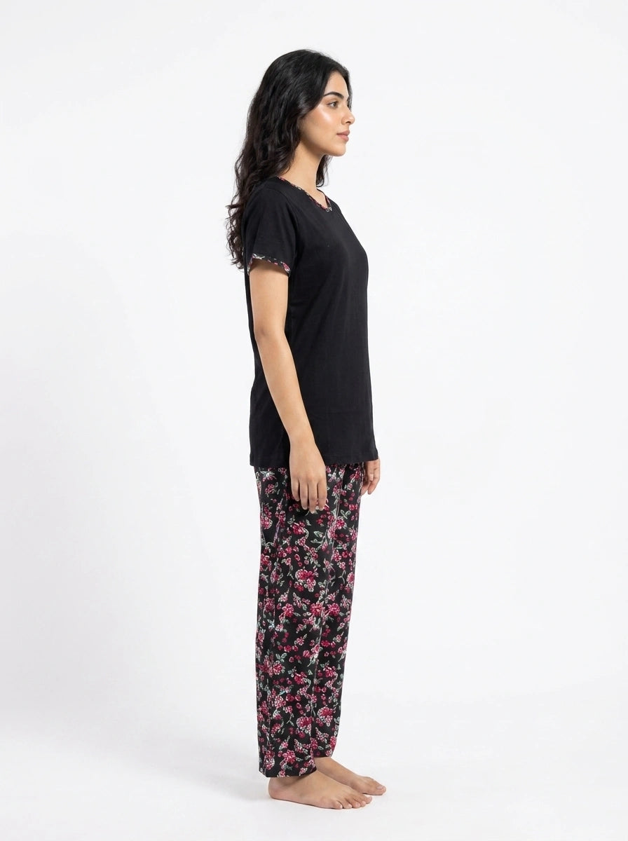 Cotton PJ Set - Rosy