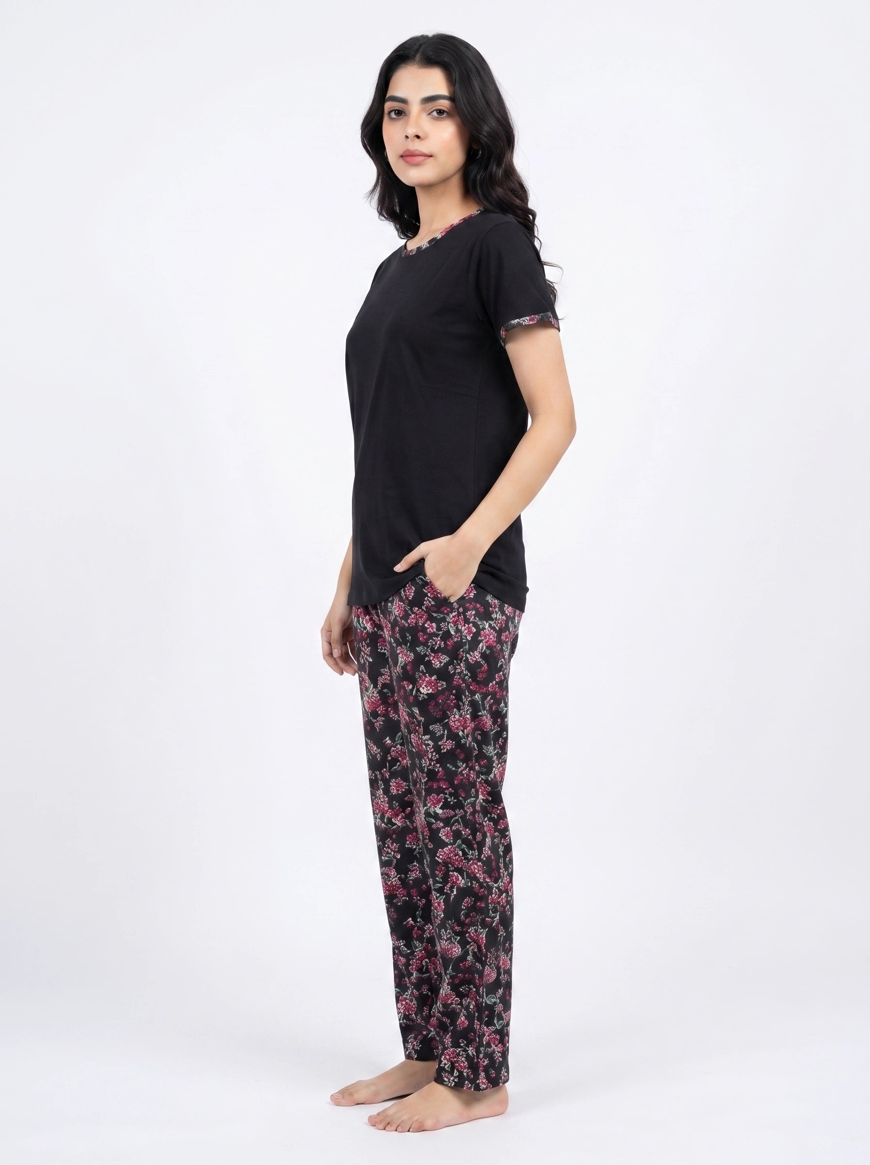Cotton PJ Set - Rosy