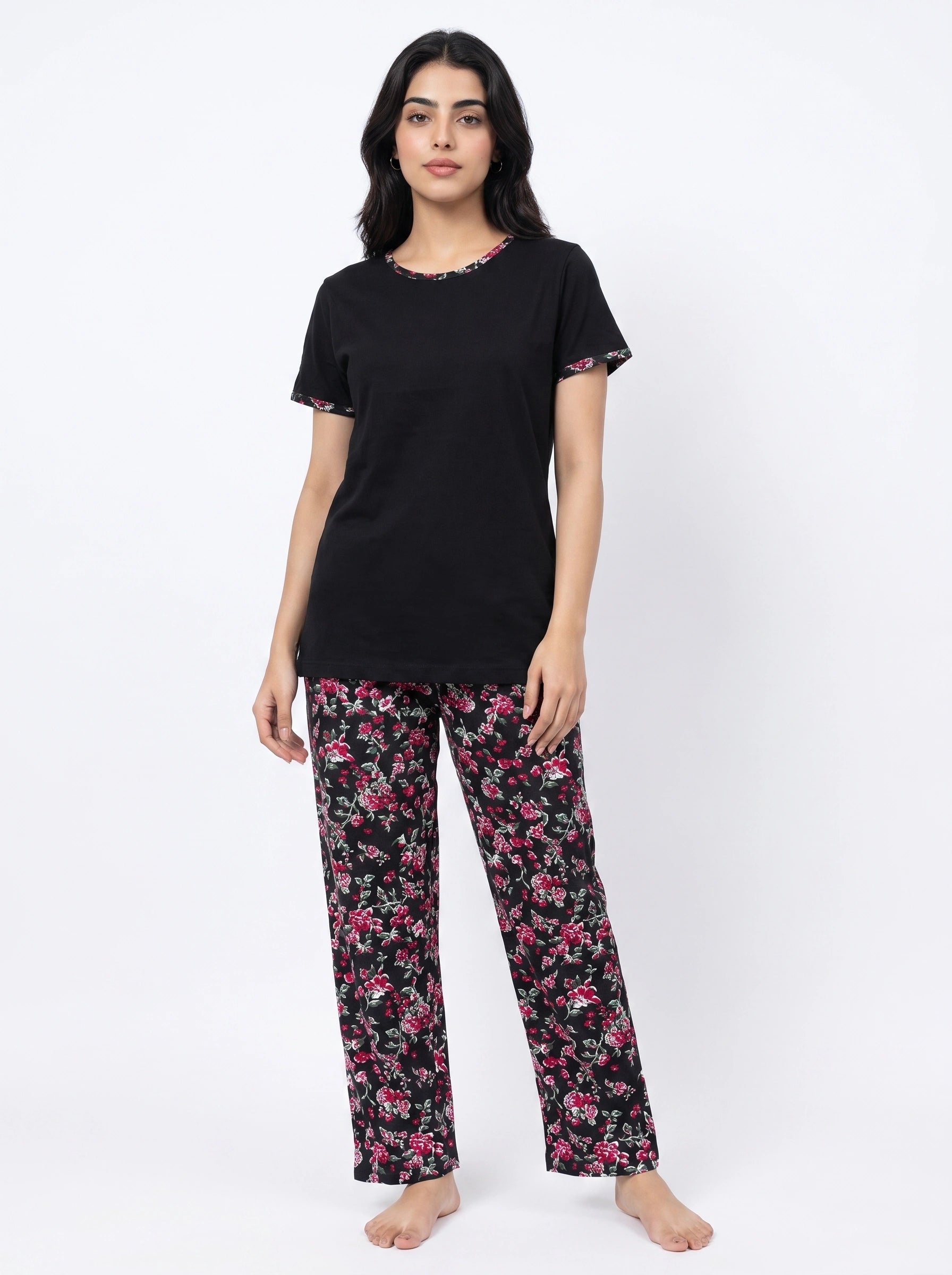 Cotton PJ Set - Rosy