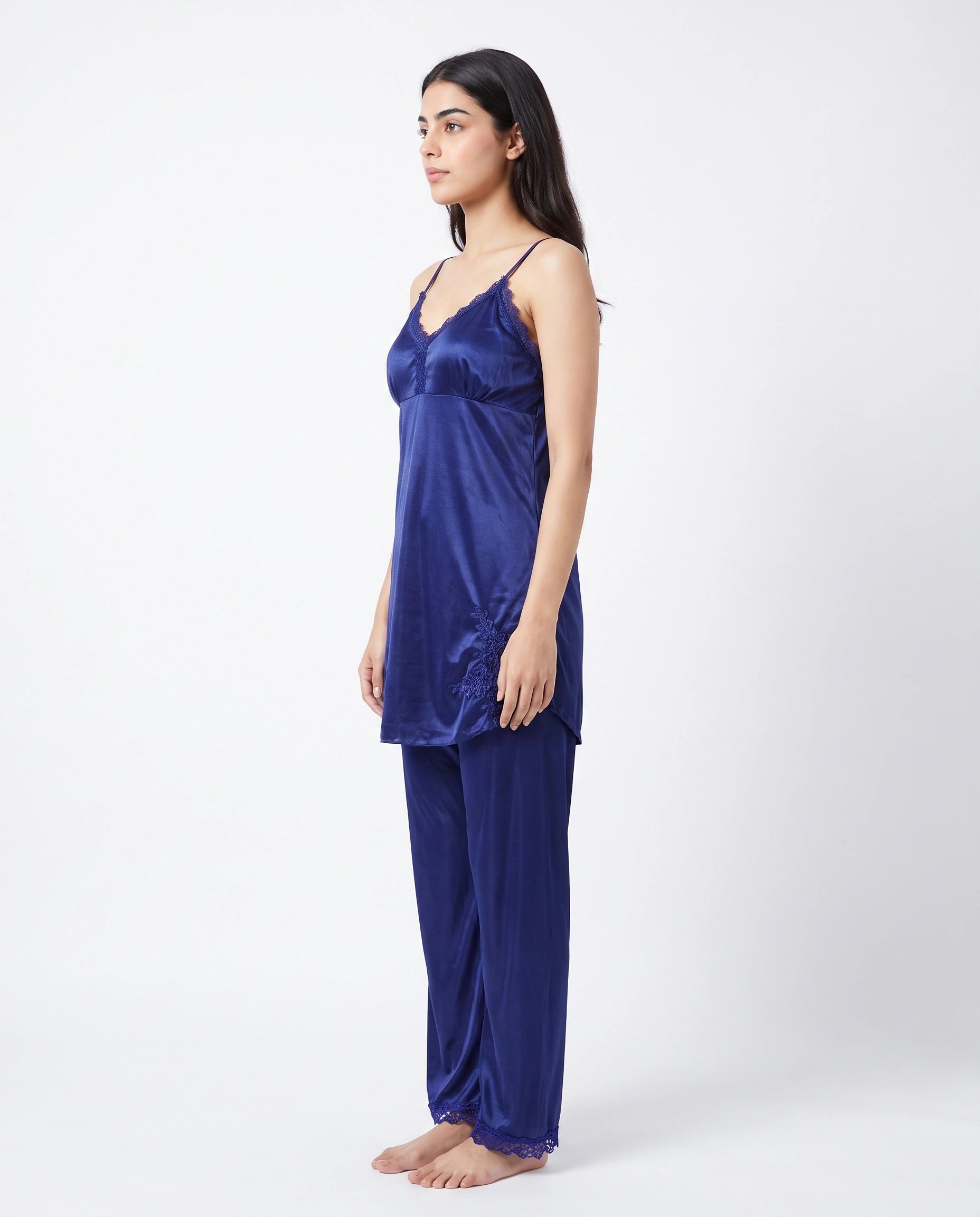 Royal Bridal Silk 5pcs Nightgown set