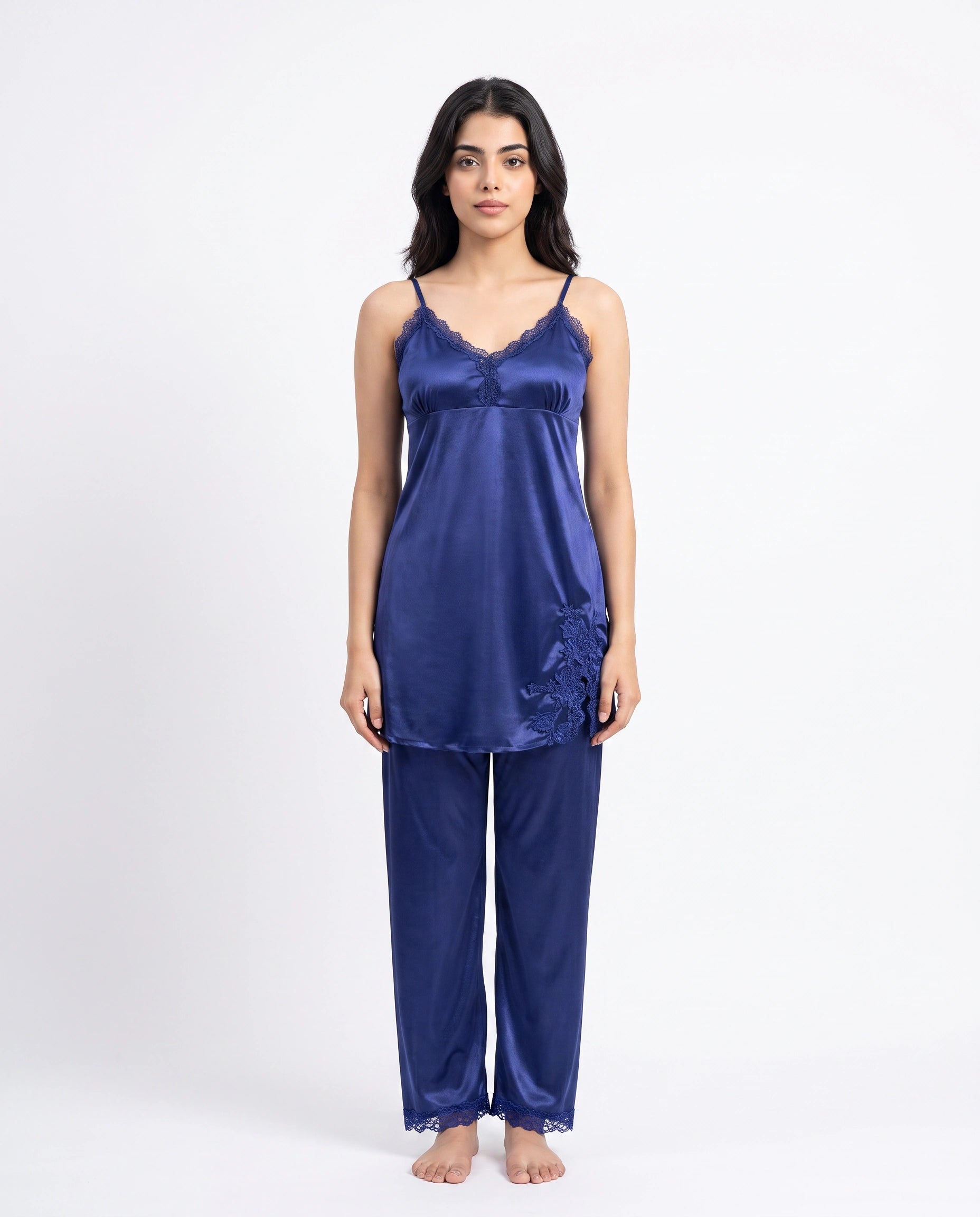 Royal Bridal Silk 5pcs Nightgown set