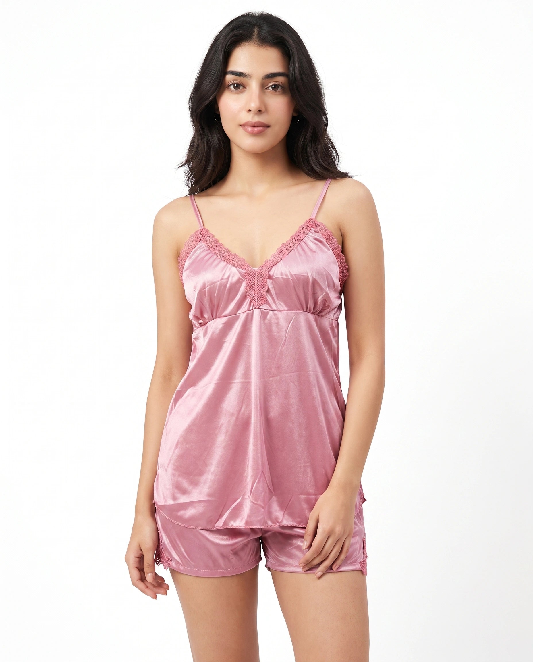 Royal Bridal Silk 5pcs Nightgown set