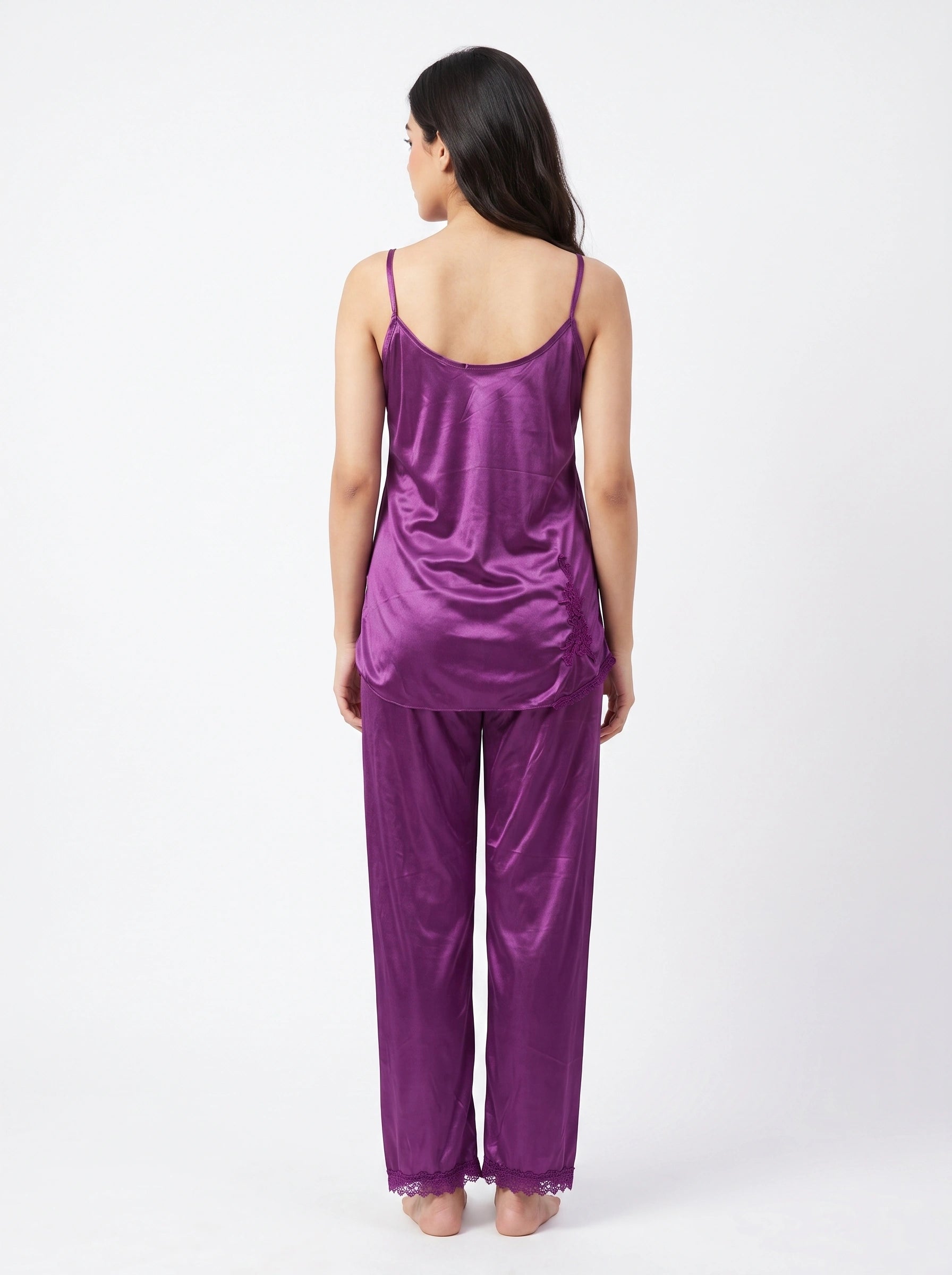 Royal Bridal Silk 5pcs Nightgown set