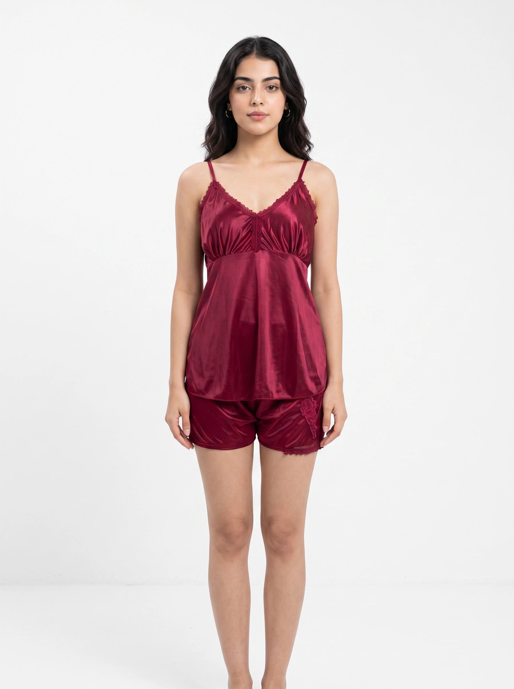 Royal Bridal Silk 5pcs Nightgown set
