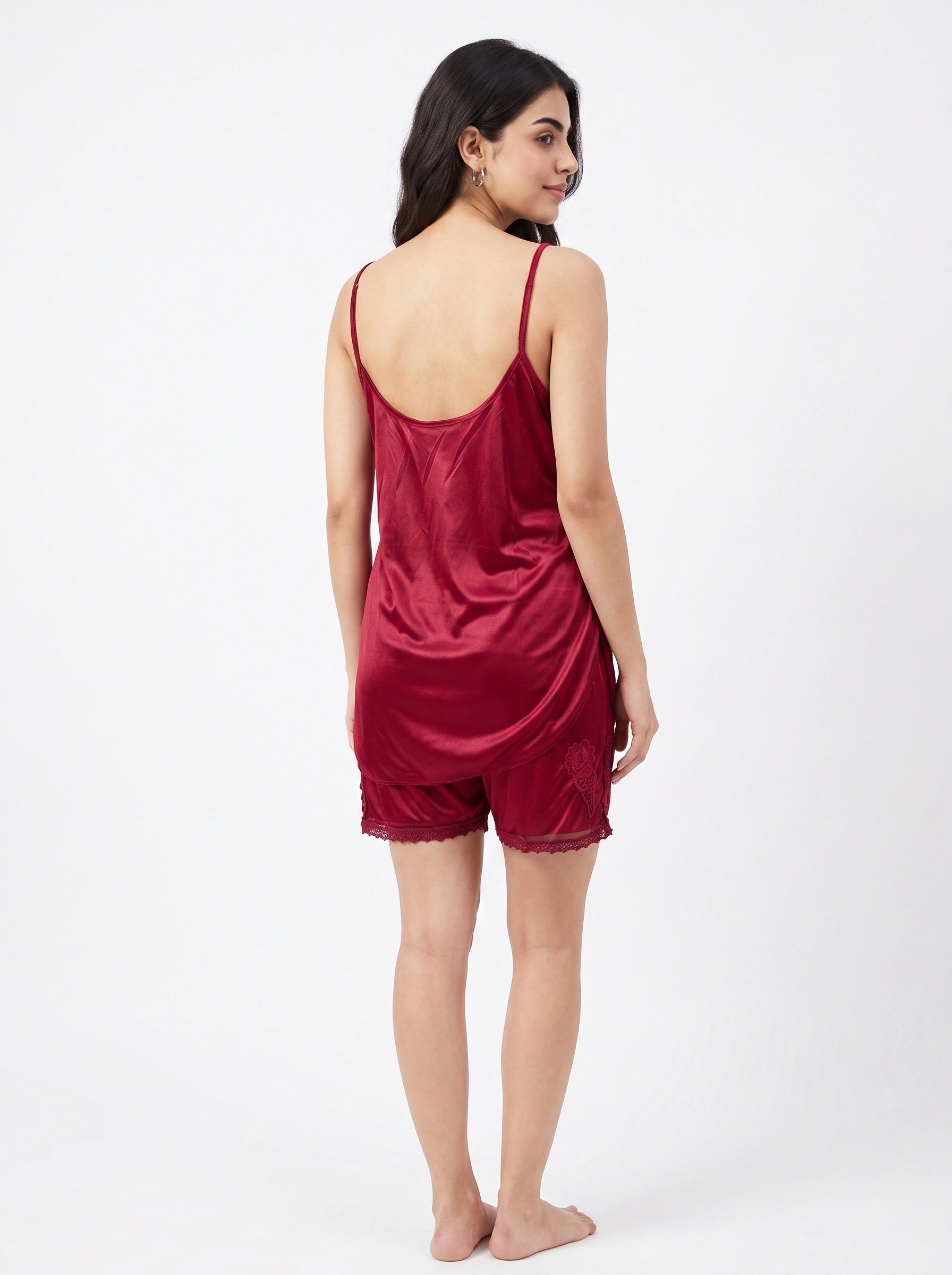 Royal Bridal Silk 5pcs Nightgown set
