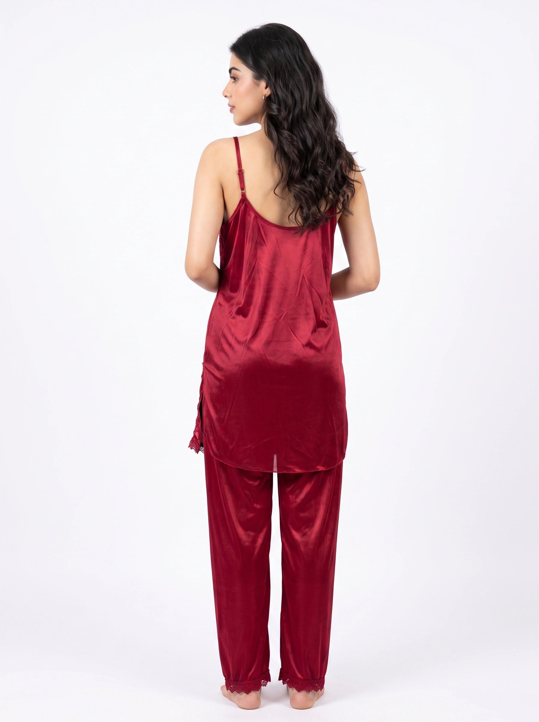 Royal Bridal Silk 5pcs Nightgown set
