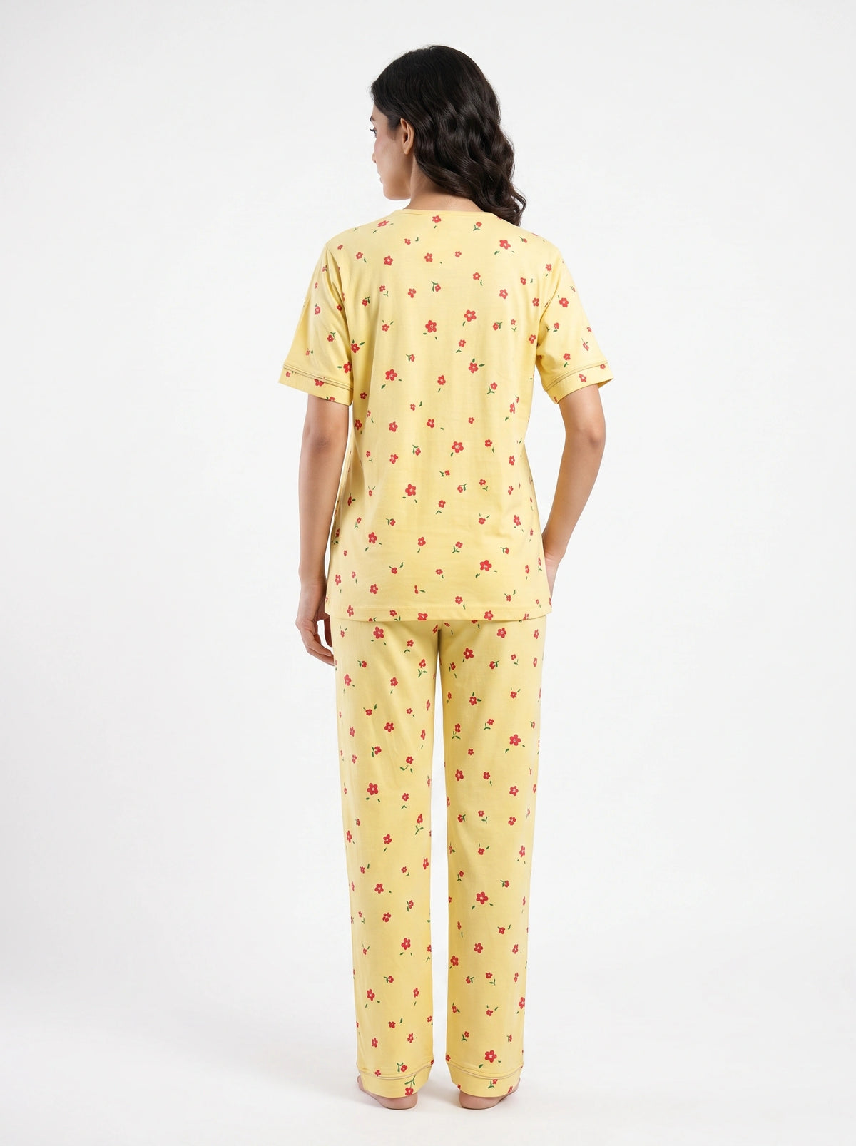 Cotton PJ Set - Sunny Bloom