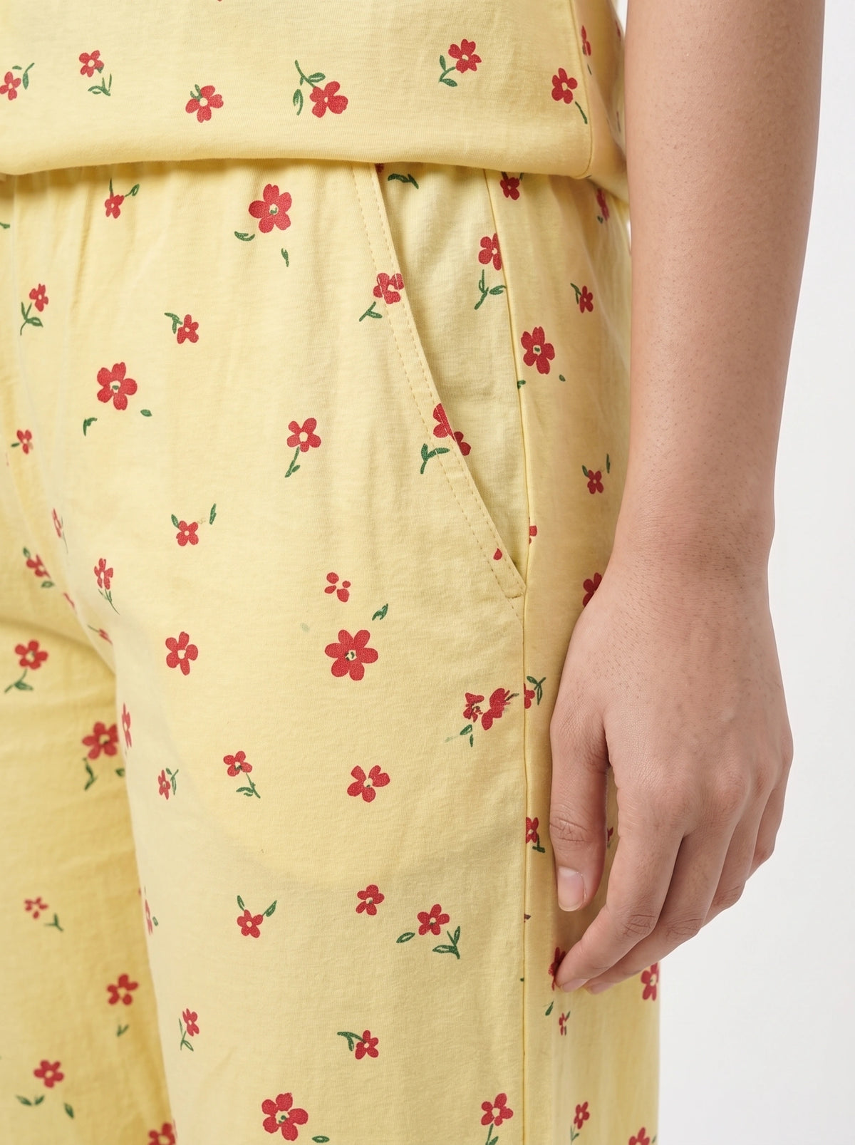 Cotton PJ Set - Sunny Bloom