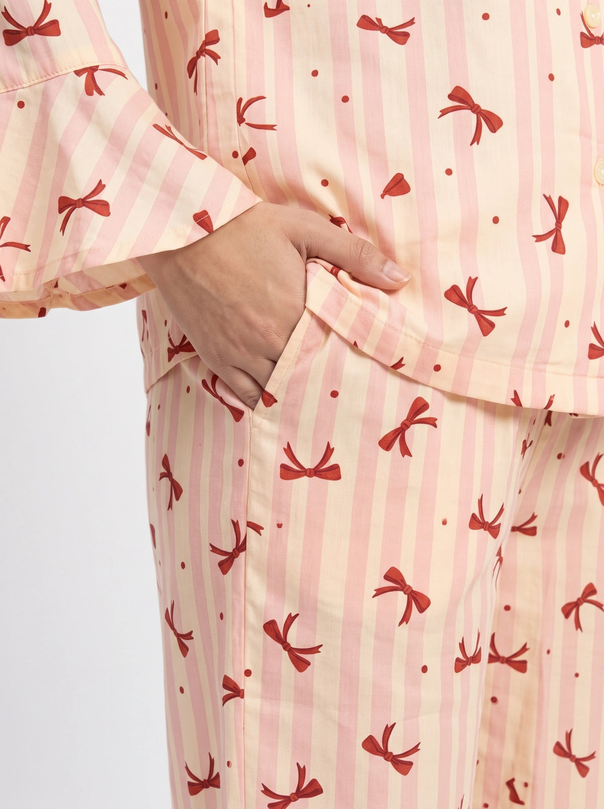 Linen PJ Set - Sunny Stripe