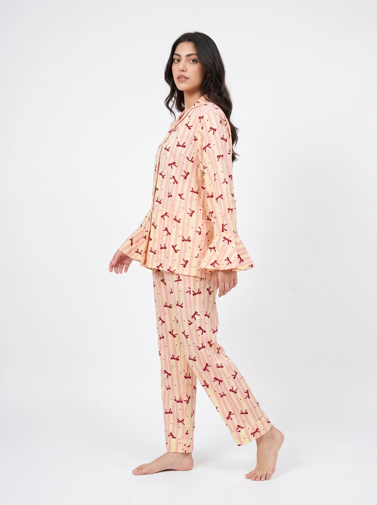 Linen PJ Set - Sunny Stripe