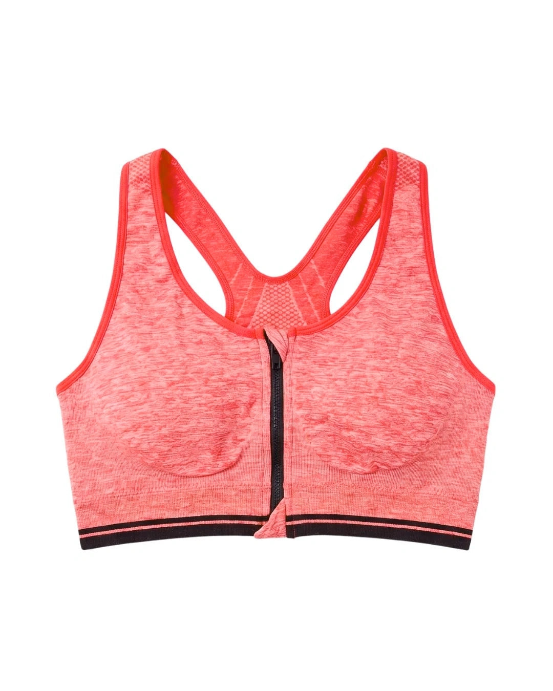 Sports Bra - Zip Fit - Orange