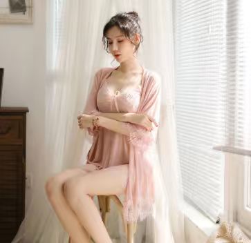 Gown Set - Amoria - Peach