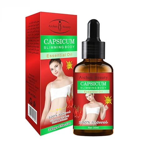 AICHUN BEAUTY CAPSICUM Slimming Body Essential Oil 100% Natural 3 Day Effective 30ml