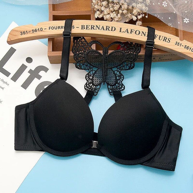 Butterfly - Fun Night Padded Bra Black